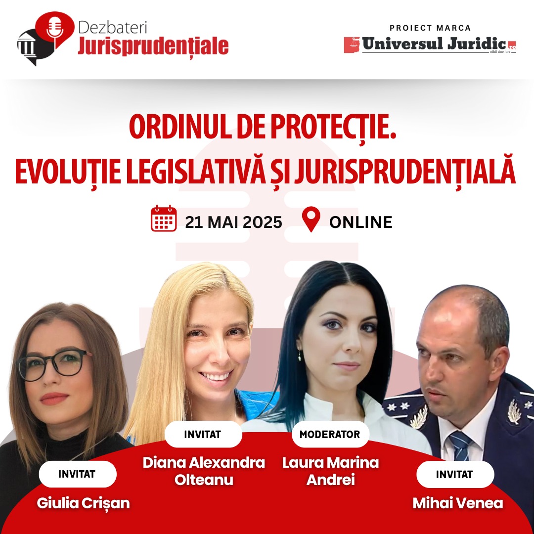 Conferința Universul Juridic - Avocat Giulia Crișan